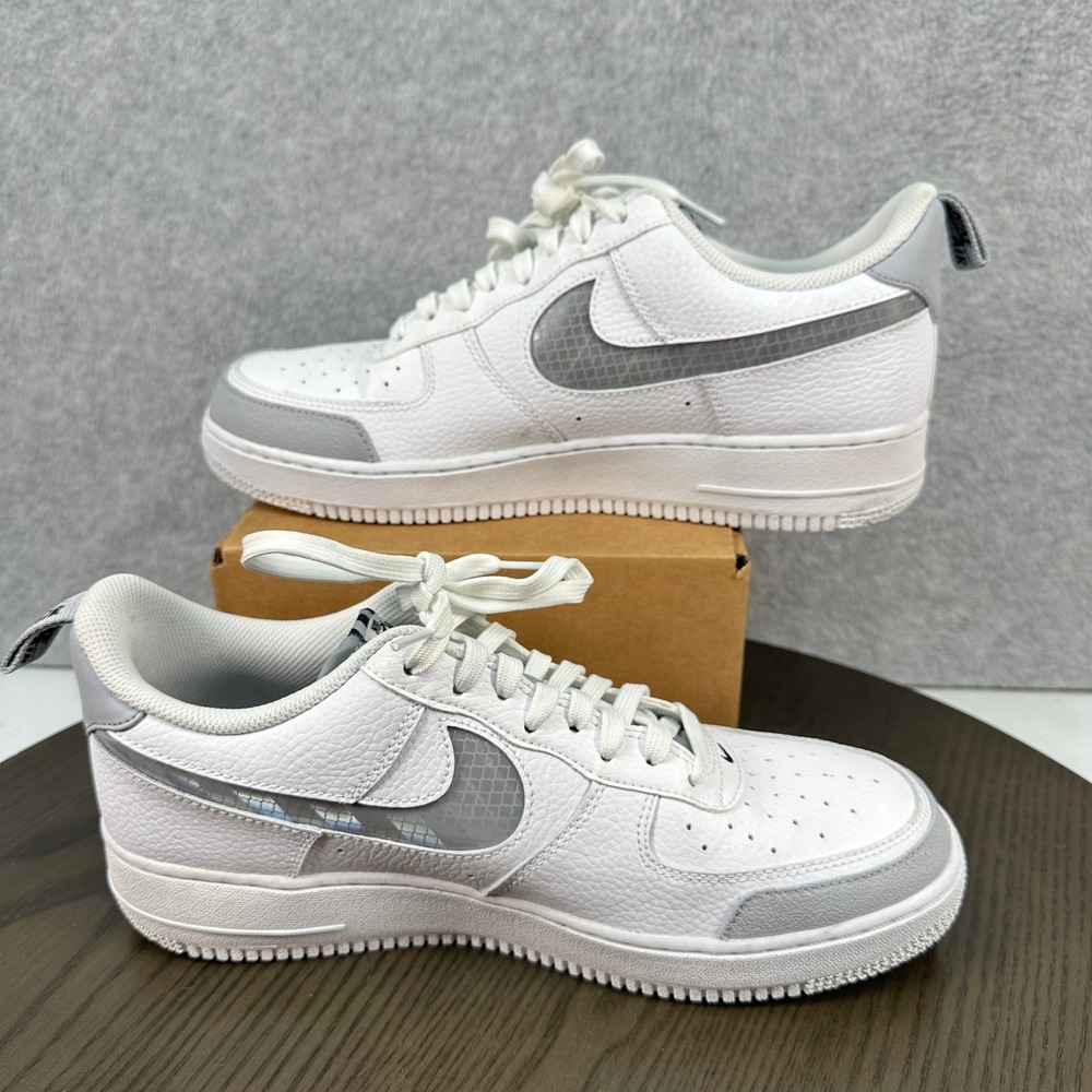 2019 Mens Nike Air Force One Low Under Construction Sz 10 BQ4421-100 - Picture 2 of 13